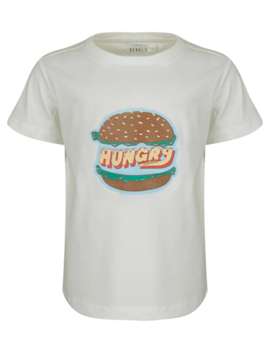 minirebels t-shirt hamburger jongen REB SB 02 L