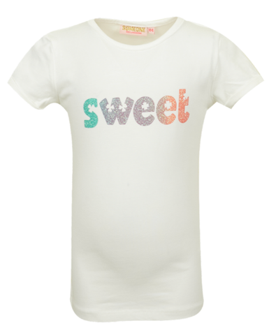 someone t-shirt sweet meisje ecru TIANNA SG 02 E