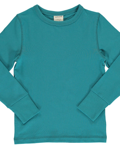 Maxomorra long sleeve effen groen