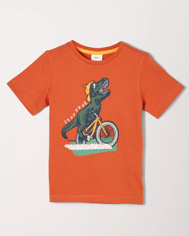 soliver dino tshirt fiets jongen
