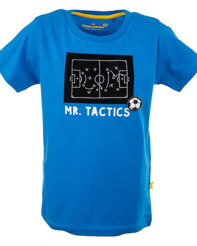 stones and bones short sleeve tshirt kapoen kampioen Russell MR TACTICS azure