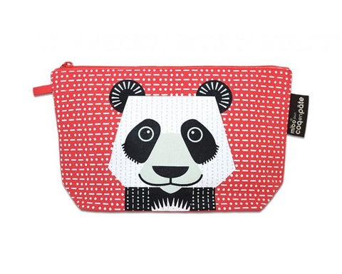 toilettasje coqenpate panda rood