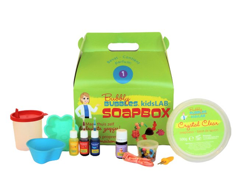 zeepbox kind diy maak zeepjes bubbly bubbles