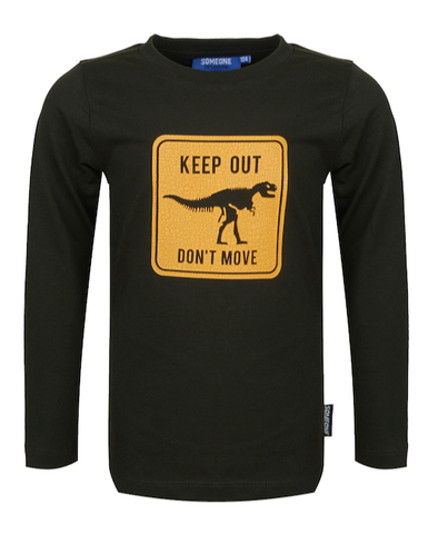 someone long sleeve dino jongen kaki FOUR