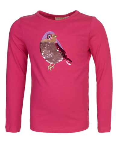 someone long sleeve pink meisje vogel ARIANNA