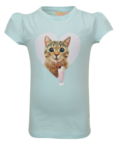 someone t-shirt poes kat milkshake YANNA SG 02 B AQUA