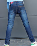 Jeans Seattle: donkere stretchjeans