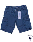 Pontus short darknavy zijzakken jongen