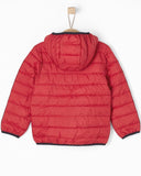 Soliver jas rood donsjas tussenseizoen jongenskleding