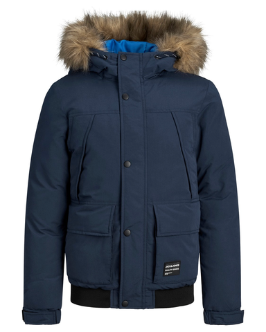 jack jones junior jas bomber blauw JJSUPERBOMBER 12190689