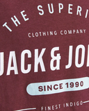 jack jones long sleeve junior 12190318 Port Royale bordeaux