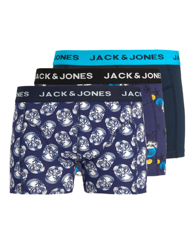 jack&jones junior boxershort jongen blauw 12223761