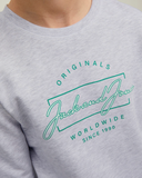 jack & jones junior sweater 12213683 grijs jongen