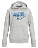 jack and jones hoodie grijs junior 12178701 cool grey