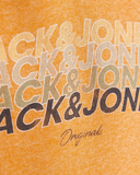 jack and jones junior sweater hoodie sun orange 12205863 oranje