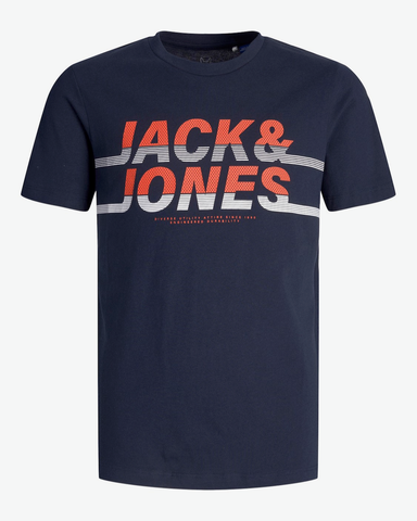jack and jones junior tshirt blauw 12208429 navy blazer