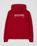 jack and jones sweater hoodie junior rood 12217000 kap