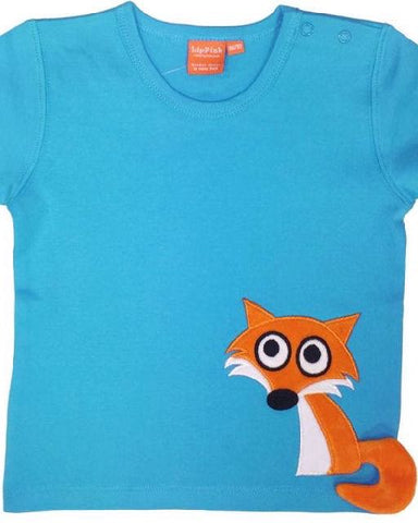 lipfish shirt fox vos blauw turquoise