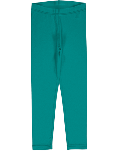 maxomorra Legging groen Sweat Solid LAGOON meisjes