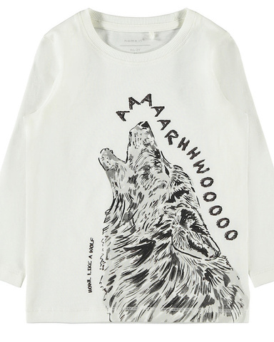 name it long sleeve wolf olso snow white 13180687