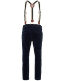 nameit broek bretellen blauw slim