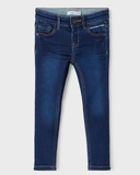 name it jeans xslim blauw jogjeans 13188620 Dark Blue Denim