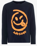 nameit longsleeve blauw awesome