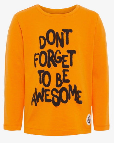 nameit longsleeve oranje awesome