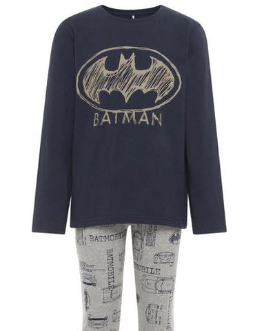 nameit pyjama batman grijs blauw