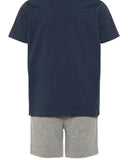 Pyjama NKMNIGHTSET GREY SS SHORTS