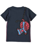 Short sleeve spiderman