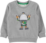 name it sweater grijs robot jongenskleding