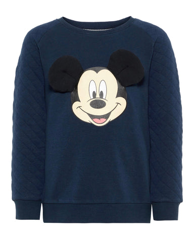nameit sweater mickey mouse blauw 13167469