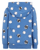 name it sweater rits kap blauw basebal 13169019