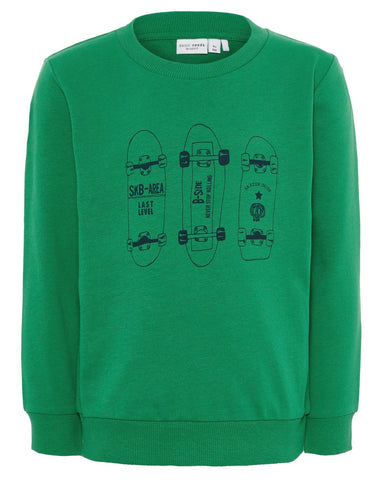 nameit sweater skater groen