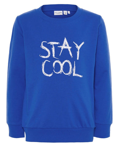 nameit sweater staycool blauw