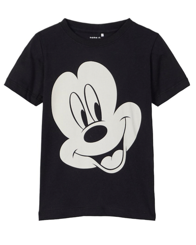 name it t-shirt mini mickey mouse 13182346 black zwart