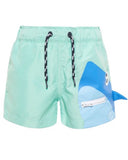 nameit zwemshort haai groen blauw