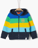 soliver hoodie blauw strepen 43.2879 kap