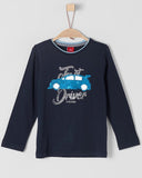 Long sleeve auto - wrijf t-shirt - S.Oliver