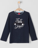 Long sleeve auto - wrijf t-shirt - S.Oliver