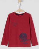 soliver longsleeve langemouw bordeaux dino