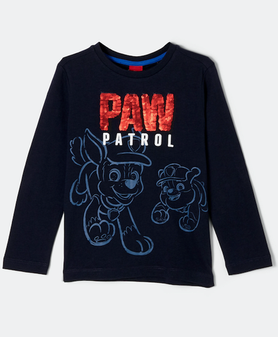 soliver long sleeve paw patrol blauw 31.2452