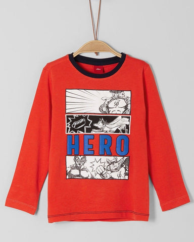 soliver long sleeve rood hero 63.909.31.8713