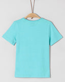 soliver t-shirt turquoise surf jongen