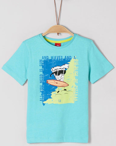 soliver t-shirt turquoise