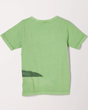 soliver tshirt krokodil groen jongen