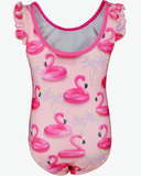 someone badpak meisje flamingo BEACHIE roze