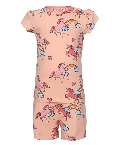 someone pyjama eenhoorn unicorn meisje BEDTIME SG 66 B LIGHT ORANGE