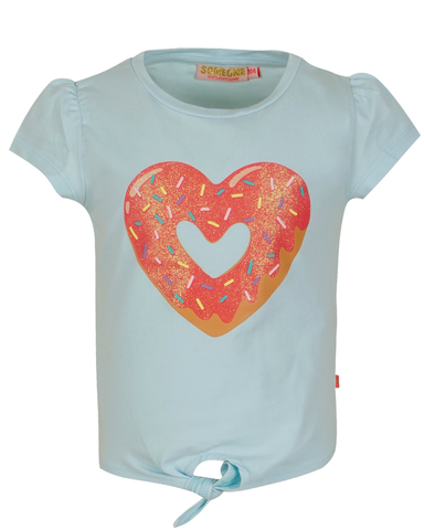 someone t-shirt meisje donut hartje SUUS SG 02 B AQUA